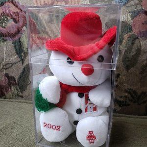 TY Beanie Babies 37 Stamp Snowman 2002